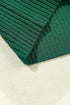 Ribbed Mock Neck Patch Pocket Drop Shoulder Short Sleeve Sweater